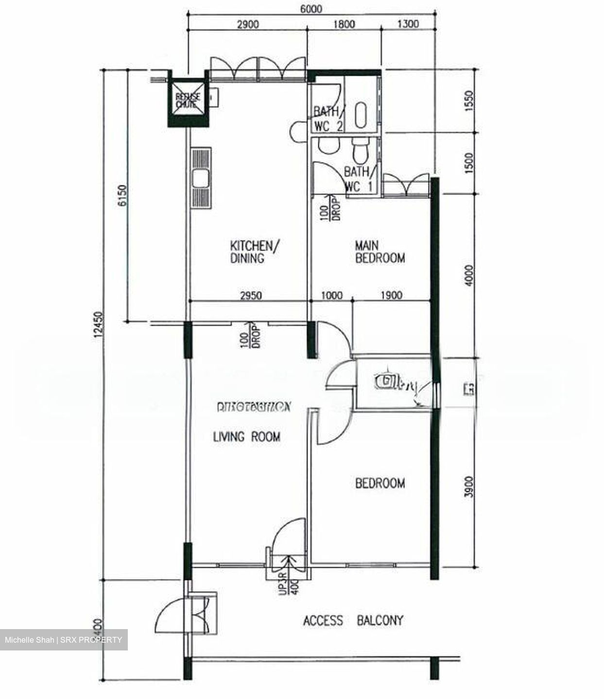 Blk 124 Ang Mo Kio Avenue 6 (Ang Mo Kio), HDB 3 Rooms #577709951